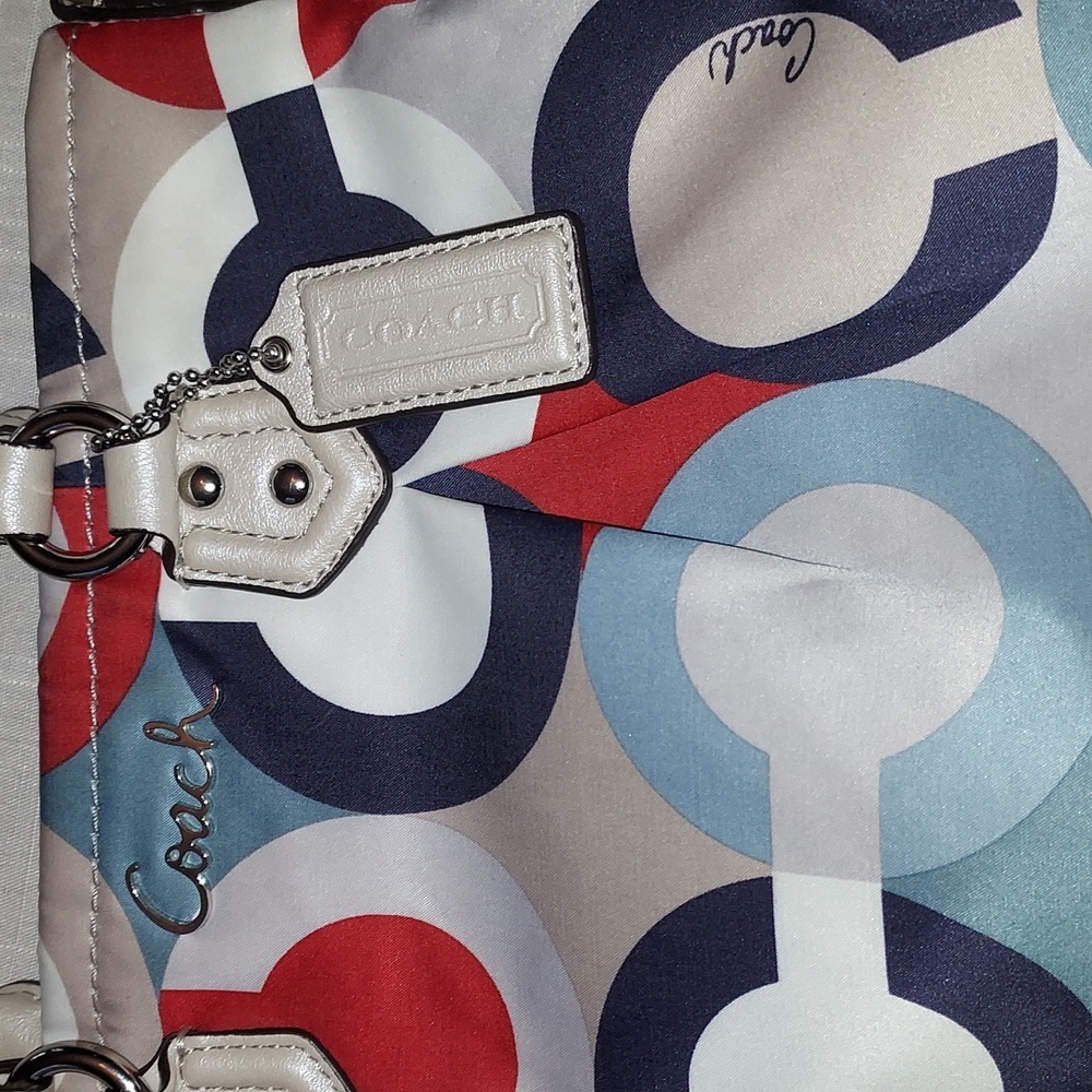 Coach Ashley Op Art Mini Tote Satchel Bag - Picture 2 of 12